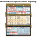 WhiteCoat Clipboard® Trifold - Tactical Brown Anesthesia Edition